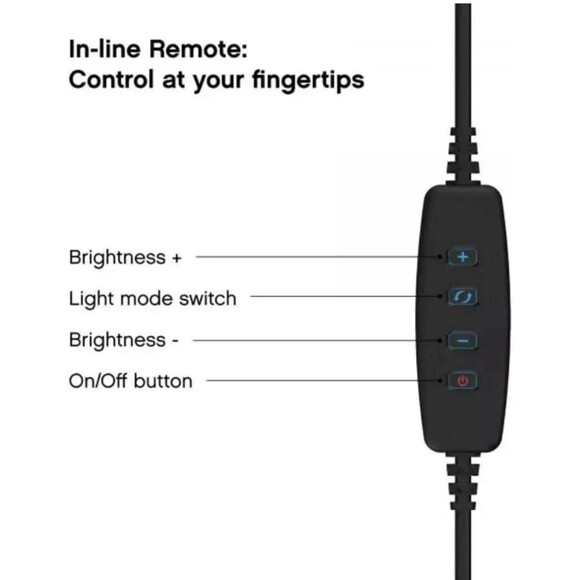 HALO Travel Pro 10” LED Ring Light Vlogging Series Extendable 5.5 ft BRAND NEW - Picture 6 of 6